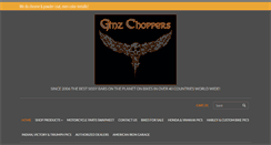 Desktop Screenshot of ginzchoppers.com